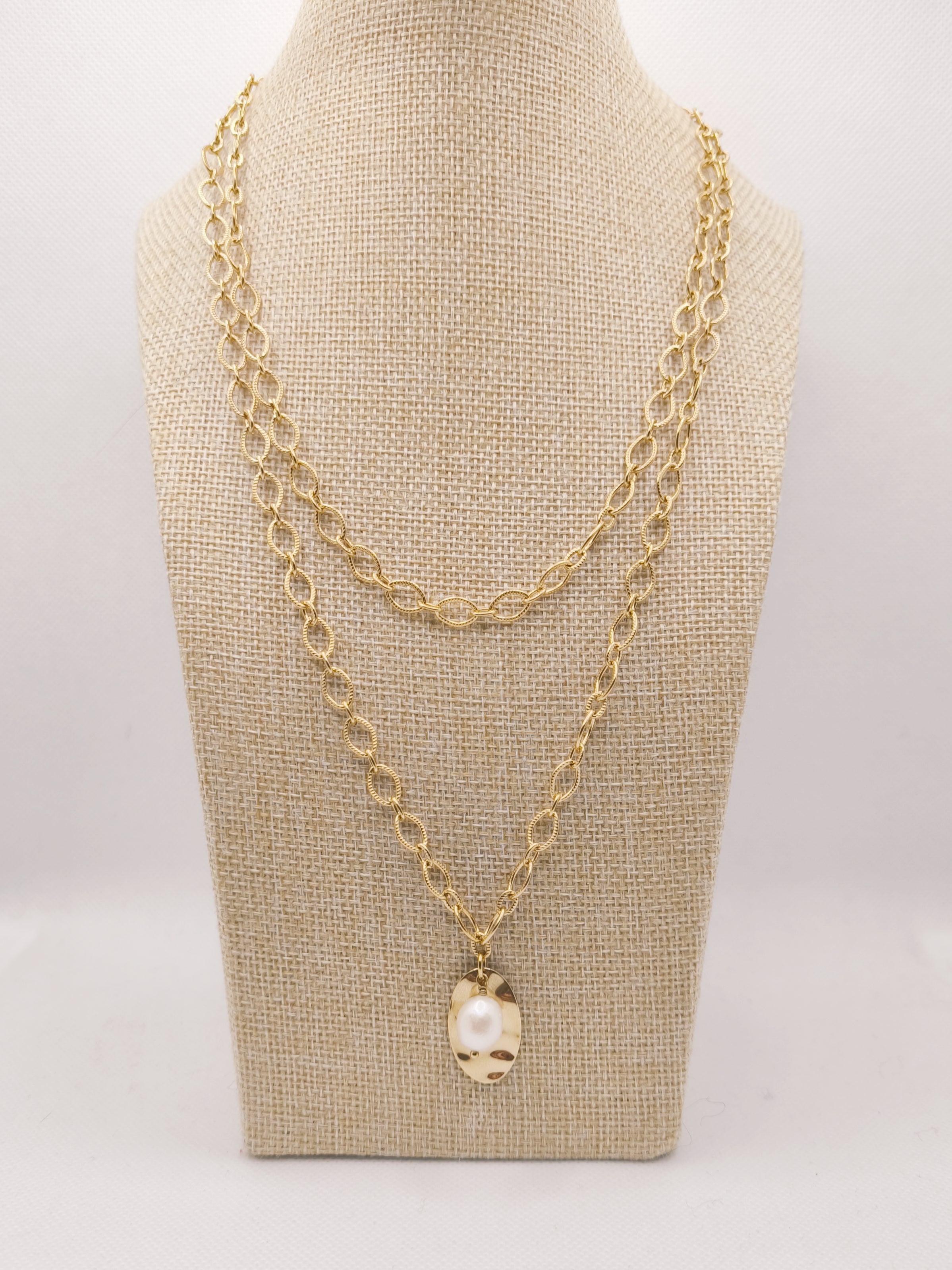 Noble Collier Martina Chaîne Vrai Plaqué Or Nom Collier avec Nom Chaîne Noble Collier Martina Chaîne Vrai Plaqué Or Nom Collier avec Nom Chaîne